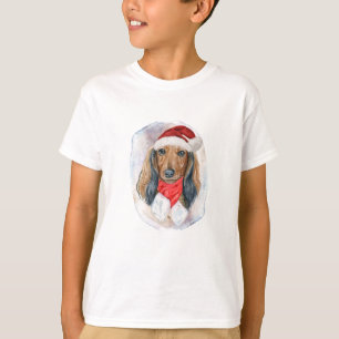 Camiseta Regalos de Navidad para amantes de perros Dachshun