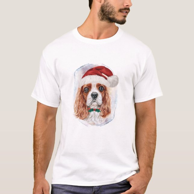 Camiseta Regalos de Navidad para Cavalier King Charles Span (Anverso)
