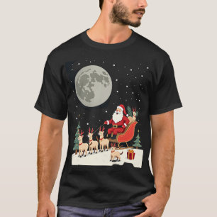 Camiseta Regalos de Navidad Reno Siamés para Amantes de Gat