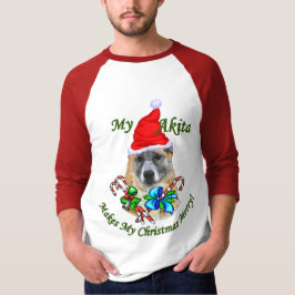 Camiseta Regalos de Navidades Akita