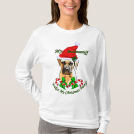 Camiseta Regalos de Navidades Bullmastiff