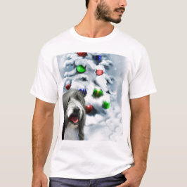 Camiseta Regalos de Navidades Collie con barba