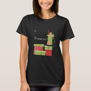 Camiseta Regalos de navidades con un ilustracion de ratón l