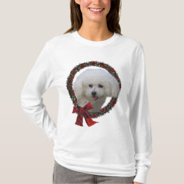 Camiseta Regalos de Navidades de Bichon Frise