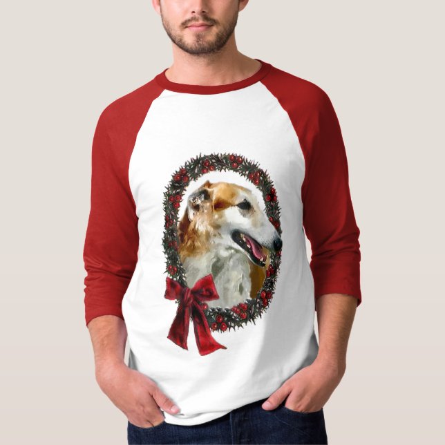 Camiseta Regalos de Navidades de Borzoi (Anverso)