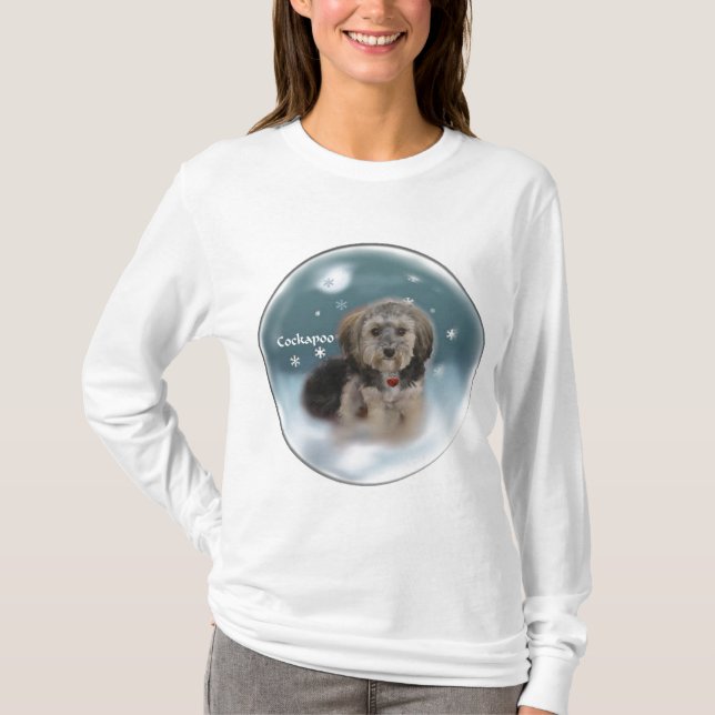Camiseta Regalos de Navidades de Cockapoo (Anverso)