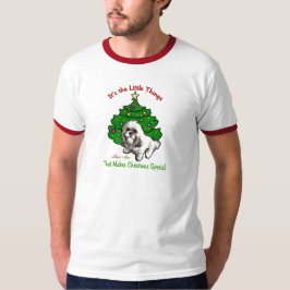 Camiseta Regalos de Navidades de Lhasa Apso