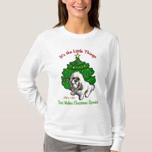 Camiseta Regalos de Navidades de Lhasa Apso