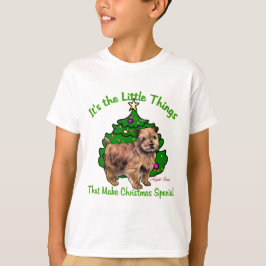 Camiseta Regalos de Navidades de Norfolk Terrier