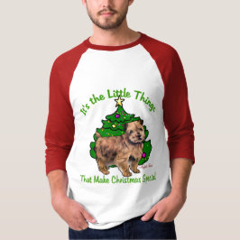 Camiseta Regalos de Navidades de Norfolk Terrier