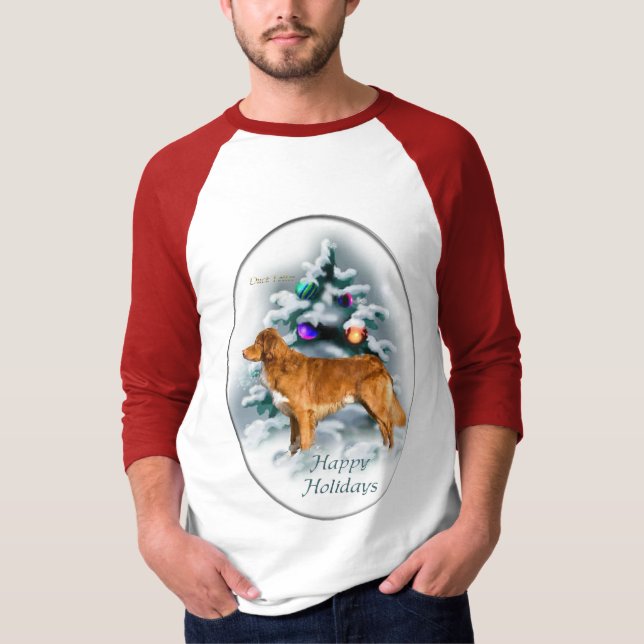 Camiseta Regalos de Navidades de nova Scotia Duck Tolever (Anverso)