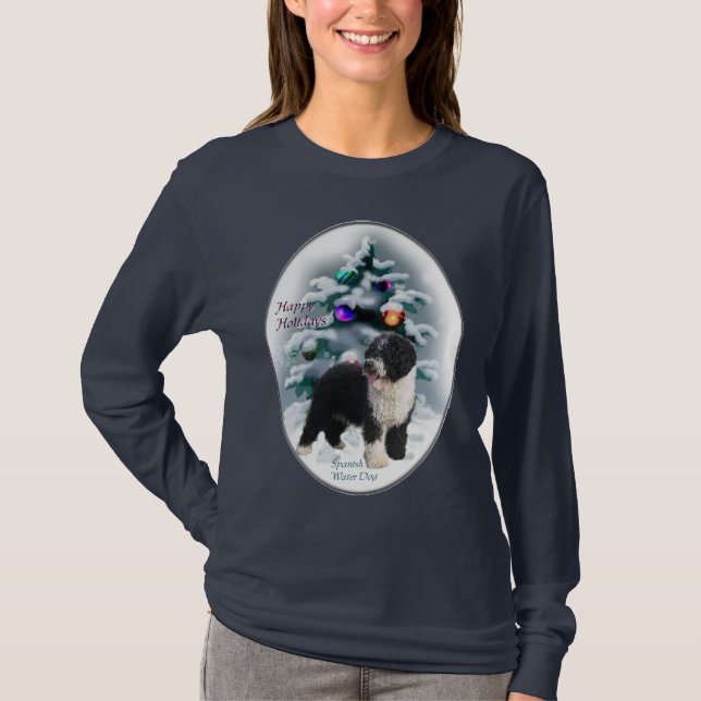 Camiseta Regalos de Navidades de Perro de Agua de España (Anverso)