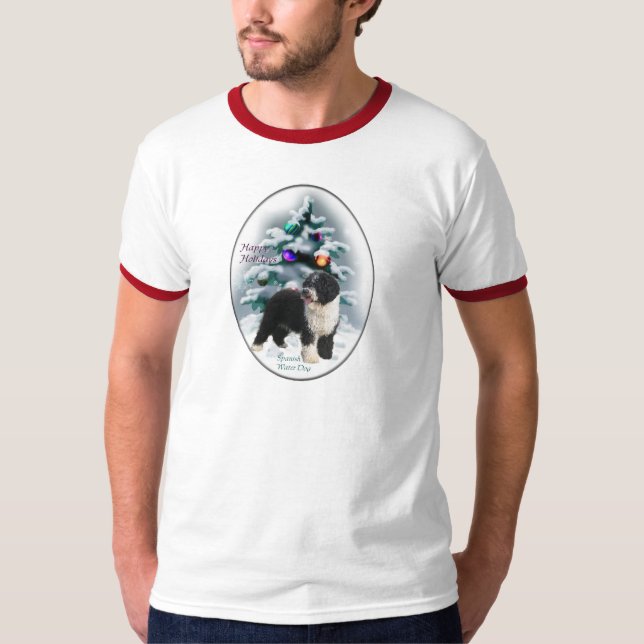 Camiseta Regalos de Navidades de Perro de Agua de España (Anverso)