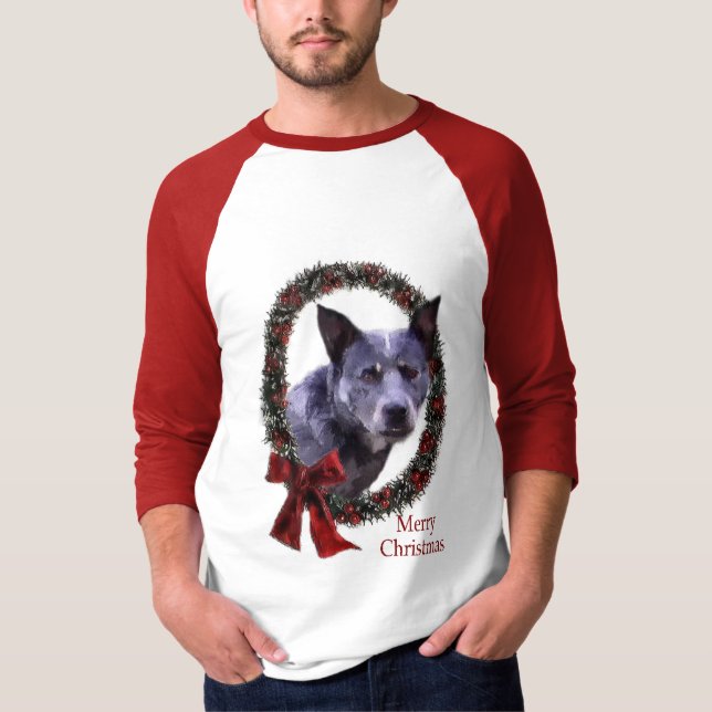 Camiseta Regalos de Navidades de perro de ganado de Austral (Anverso)