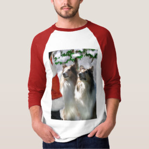 Camiseta Regalos de Navidades de Sable Rough Collie
