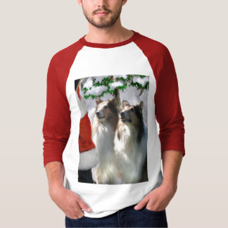Camiseta Regalos de Navidades de Sable Rough Collie