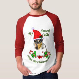 Camiseta Regalos de Navidades de Smooth Collie