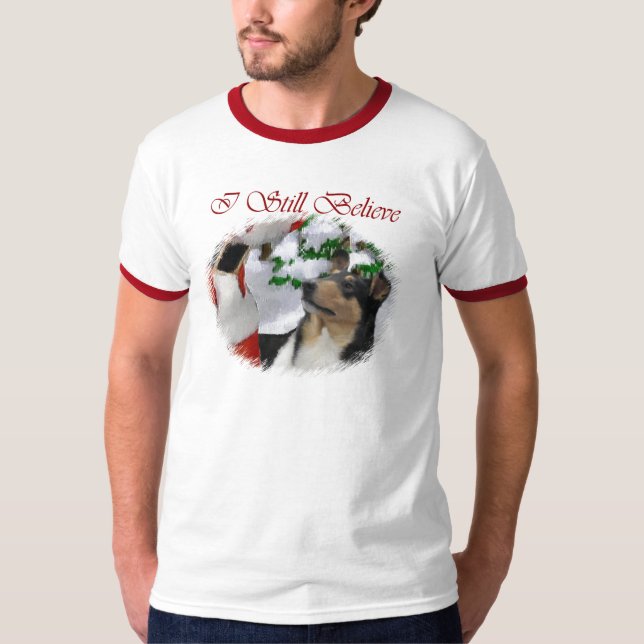 Camiseta Regalos de Navidades de Smooth Collie (Anverso)