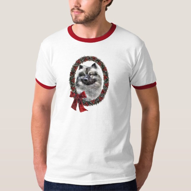 Camiseta Regalos de Navidades Keeshond (Anverso)
