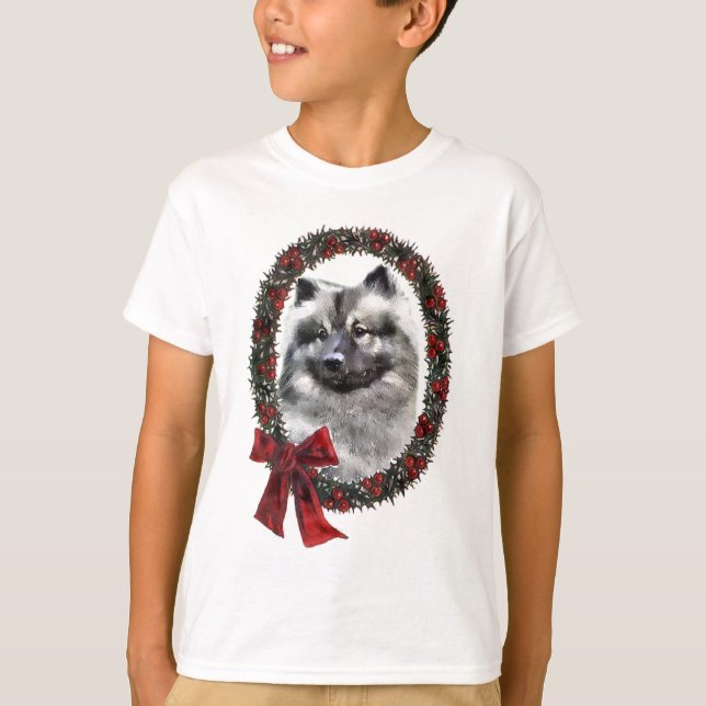 Camiseta Regalos de Navidades Keeshond (Anverso)