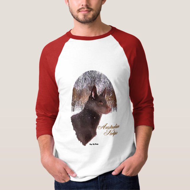 Camiseta Regalos de Navidades Kelpie australianos (Anverso)