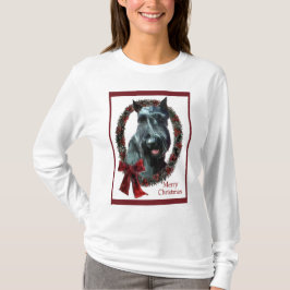 Camiseta Regalos de Navidades Schnauzer