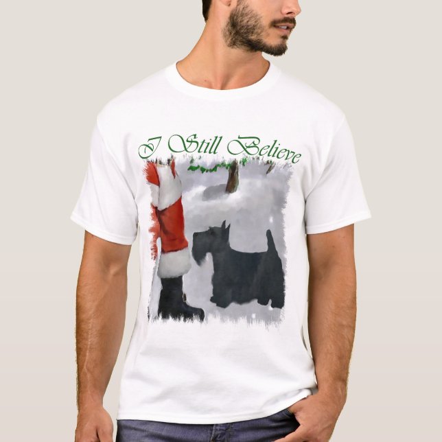 Camiseta Regalos de Navidades Terrier de Escocia (Anverso)