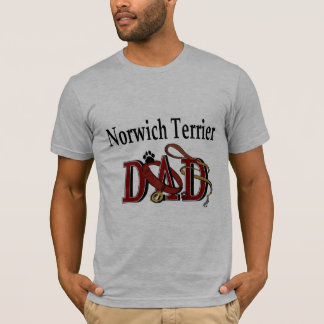 Camiseta Regalos de Norwich Terrier Dad