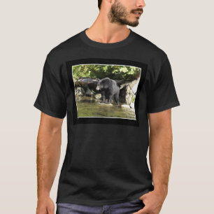 Camiseta Regalos de oso negro "Salmon Spotting"