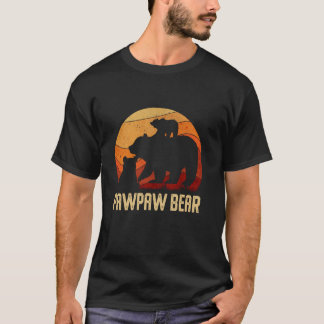 Camiseta Regalos de oso Pawpaw vintage para el Día del Padr