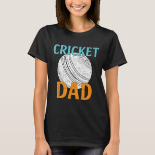 Camiseta Regalos de papá jugador de cricket vintage diverti