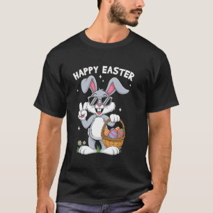 Camiseta Regalos de Pascua Conejo Paz Cesta de Pascua Ropa 