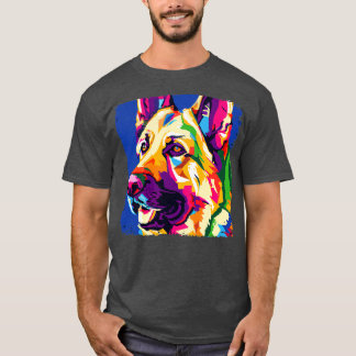 Camiseta Regalos de pastores de arte de perro 7