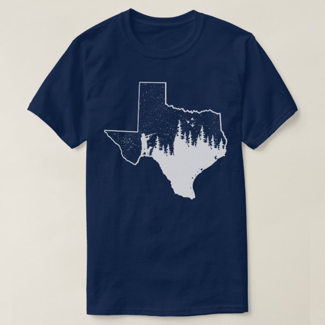 Camiseta Regalos de pato de caza de Texas (Diseño del anverso)