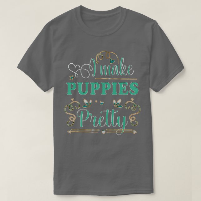 Camiseta Regalos de peluquería canina para mujeres y hombre (Diseño del anverso)