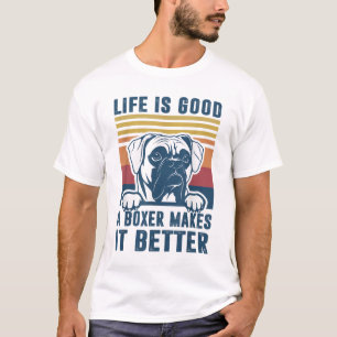 Camiseta Regalos De Perro De Boxer Para Hombres Boxer Perro
