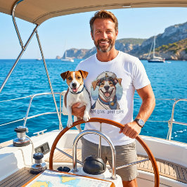 Camiseta Regalos de perro náuticos para propietarios de bar