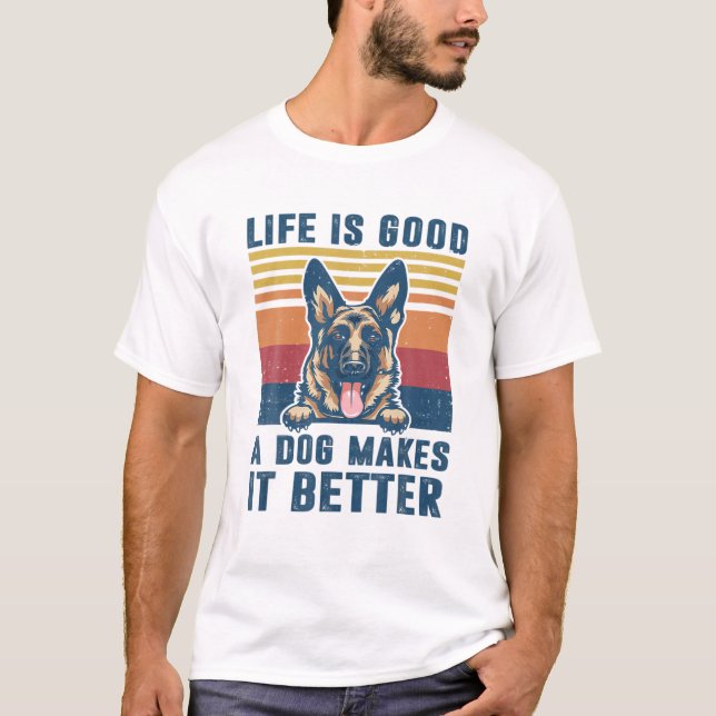 Camiseta Regalos De Perro Pastor Alemán Regalos De Perro Gr (Anverso)
