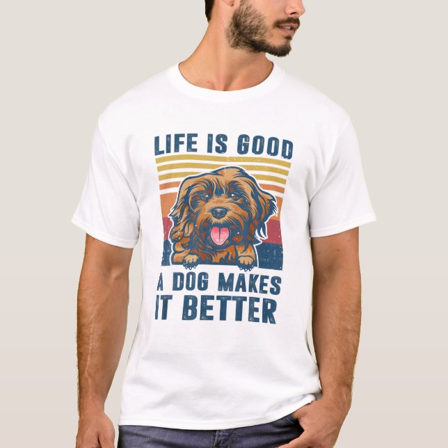 Camiseta Regalos de perros Cockapoo Perro Gracioso Papá Mam (Anverso)