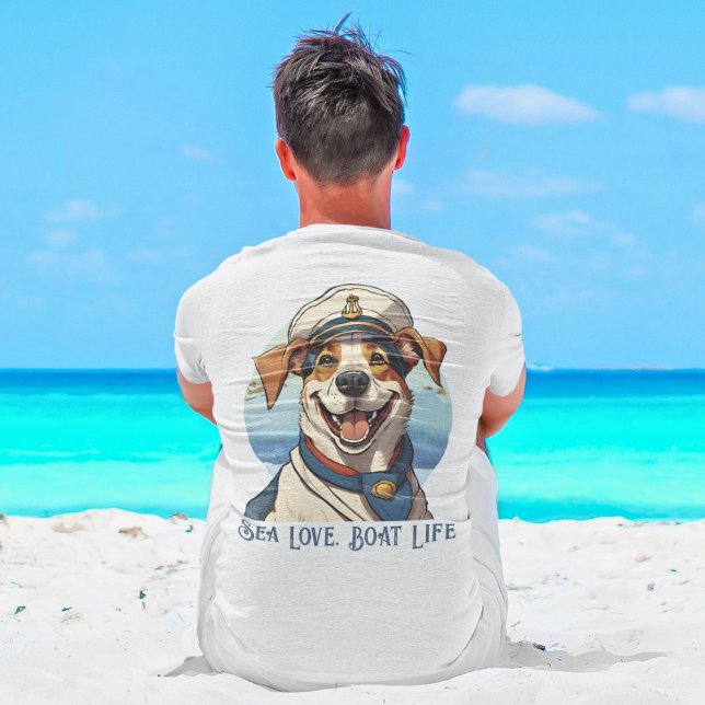 Camiseta Regalos de perros náuticos para los propietarios d (Nautical Dog Gifts for Boat Owners Sailors Boater)