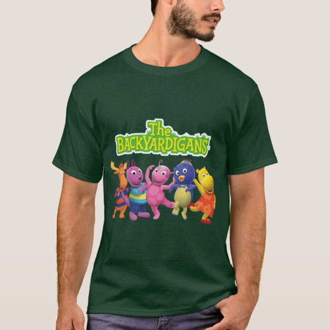 Camiseta Regalos de personajes de Backyardigans (Anverso)