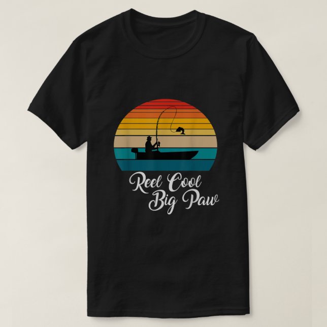 Camiseta Regalos de pesca Reel Guay Big Paw 1523  (Diseño del anverso)