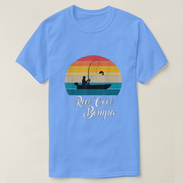 Camiseta Regalos de pesca Reel Guay Bompa  (Diseño del anverso)
