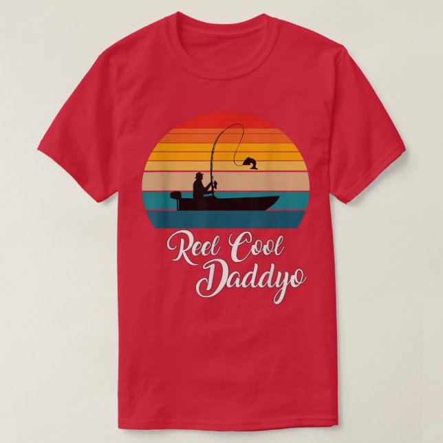 Camiseta Regalos de pesca Reel Guay Daddyo  (Diseño del anverso)