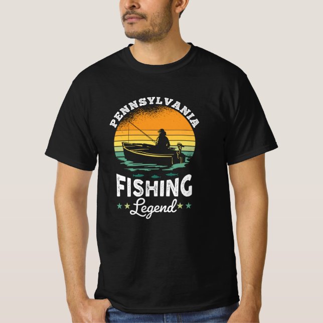 Camiseta Regalos de pescadores de la leyenda pesquera de Pe (Anverso)