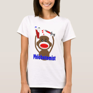 Camiseta Regalos de Phlebotomist del mono del