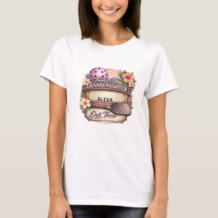 Camiseta Regalos de pickleball para nieta ¡Ahí está mi niet