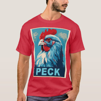 Camiseta Regalos de pollo con pistolas Hombres Mujeres Meme