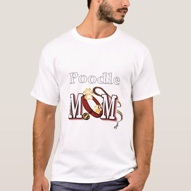 Camiseta Regalos de Poodle MOM (Anverso)