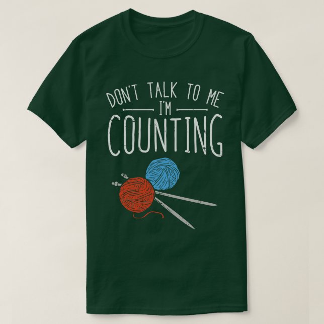 Camiseta Regalos de punto de crocheting (Diseño del anverso)